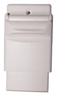 Zásuvka VAC PAN II - plastová bílá krátká - TUY-220