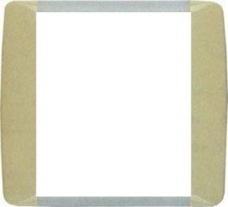 Rámeček jednonásobný ELEMENT - slonová kost / ledová bílá - 3901E-11021